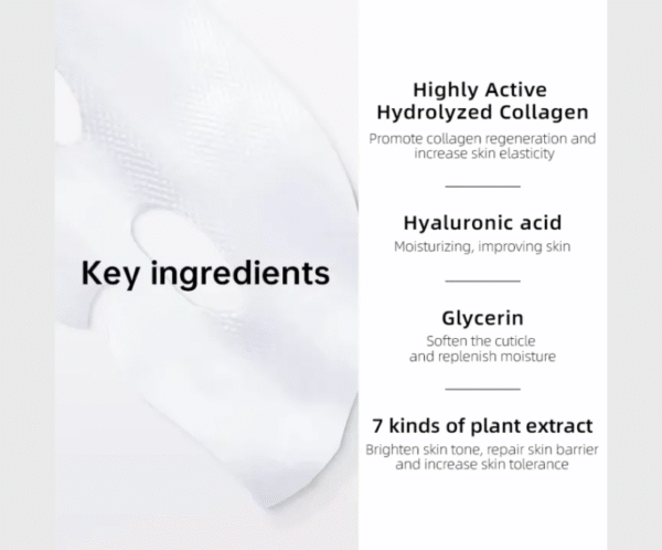Bio-Collagen Real Deep Mask 34g — Deep Hydrating Probiotic Hydrogel Sheet Mask
