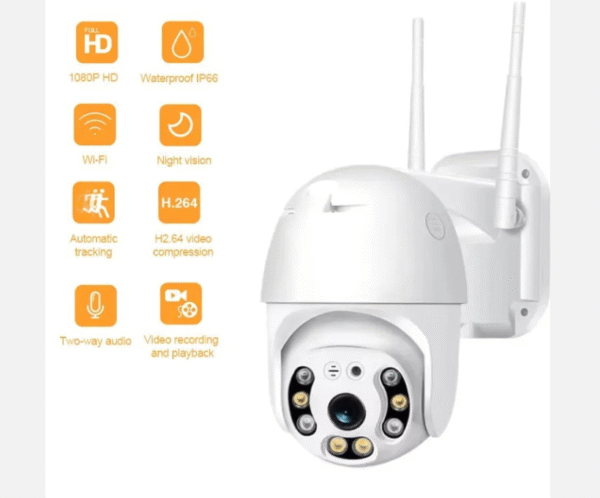 Outdoor Waterproof Camera 1080P IP66 PTZ WiFi IP Security Camera