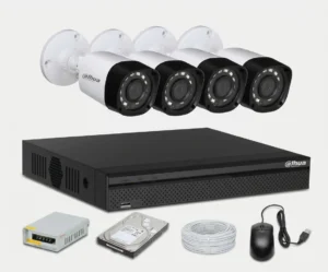 Dahua 4 Full HD 1080P CCTV Camera Package with 4 Channel DVR and 500GB HDD